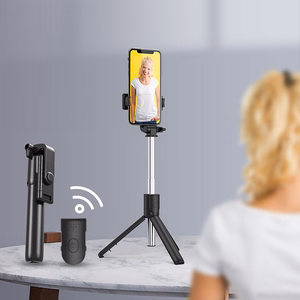Selfiekeppi WRY1S teleskooppijalusta 0.7m puhelimelle - musta