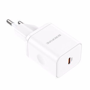 Borofone Wall charger BN6 Field - Type C - QC 3.0 PD 20W white
