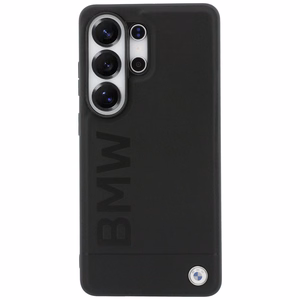 BMW Leather Hot Stamp MagSafe suojakuori Samsung Galaxy S26 Ultra:lle musta