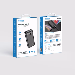 Ulkoinen akku Veger L20S (VP2039PD / W2039PD) PD QC3.0 2A 20000 mAh musta