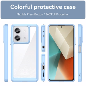 Outer Space Case geelireunainen suojakuori Xiaomi Redmi Note 13 Pro:lle - sininen