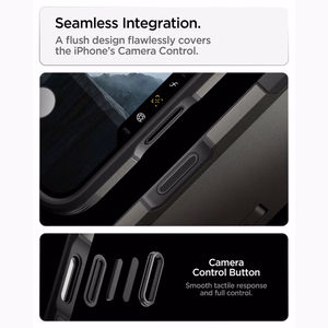 Spigen Tough Armor T MagSafe -suojakuori iPhone 17 Pro Max / 18 Pro Max -malleille, grafiitti