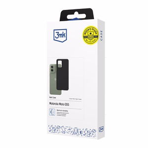 3mk Matt Case Motorola Moto G55 5G:lle - Musta