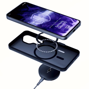 3mk Smoke MagCase Samsung Galaxy S25:lle - musta