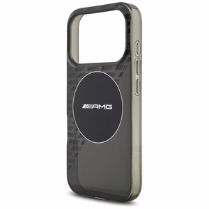 AMG Double Layer Transparent Smocked MagSafe -suojakuori iPhone 17 Pro - musta