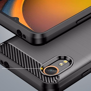 Tech-Protect TPUCarbon Suojakuori Samsung Galaxy XCover 7:lle - musta