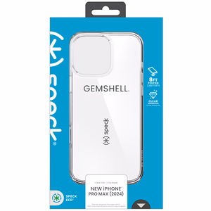 Speck GemShell -suojakuori iPhone 16 Pro Max:lle, Clear