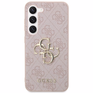Guess GUHCS23S4GMGPI S23 S911 pinkki/pinkki kovakotelo 4G Big Metal Logo