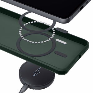 Samsung Galaxy S26 – 3mk Smoke MagCase vihreä puhelimen suojakuori