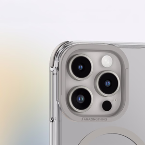 AmazingThing Omni Mag Suojakuori iPhone 16 Pro:lle - harmaa