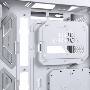 ASUS ROG CRONOX GR801 CURVE TG ARGB -keskikokoinen tornikotelo, valkoinen