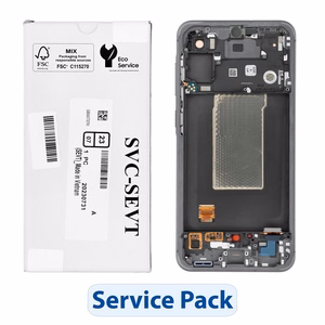 ServicePack LCD-näyttö Samsung A56 5G A566B - grafiitti GH82-36829A