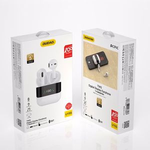 Bluetooth Hands Free Dudao "U15S" White (with LED display)