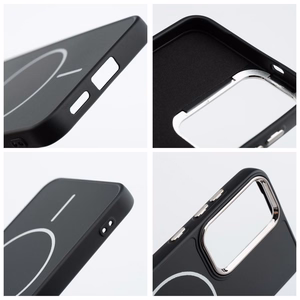 Suojakuori Samsung A37 Frame Mag Cover MagSafe-yhteensopiva musta