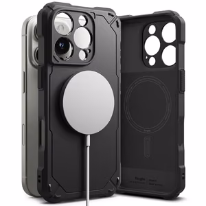 Ringke Rugged Gear MagSafe iPhone 16 Pro Max Suojakuori - Musta