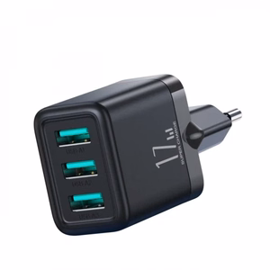 Charger Joyroom "JR-TCN02" Black 17W (3xUSB)