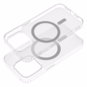 Suojakuori Samsung S24 PLUS:lle Frost Mag Cover MagSafe-yhteensopiva läpinäkyvä jäinen