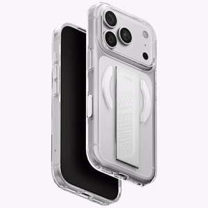 Uniq Heldro Air Magclick Charging -suojakuori iPhone 18 Pro / 17 Pro – läpinäkyvä