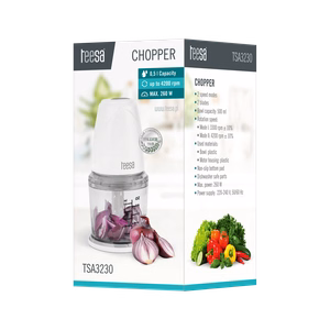 Minisilppuri 500 ml:n astialla, 260 W