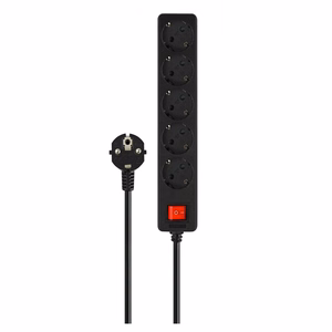Savio LZ-15 – Schuko-jatkojohto, 5 pistorasiaa, 5 m