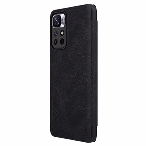 Nillkin Qin Asia Flip Case Xiaomi Redmi Note 11T 5G / 11S 5G / 11 5G (Kiina) / Poco M4 Pro 5G - Musta