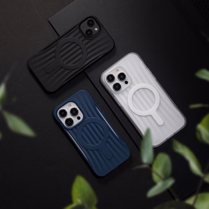 Raptic X-Doria Clutch Case iPhone 14 Plus MagSafe takakuori sininen