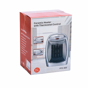 Keraaminen puhallinlämmitin 1500W RC-K-398 musta