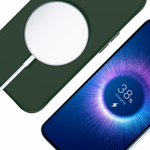 3mk Smoke MagCase iPhone 17:lle vihreä-puoliläpinäkyvä