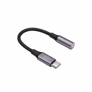 Forever adapteri AJC-01 audioliitin 3,5 mm - USB-C musta