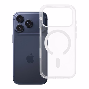 Clear Mag Cover Elite STR-suojakuori mallille iPhone 17 Pro / 18 Pro, MagSafe-yhteensopiva, kellastumattomasta materiaalista ja Camera Control -painikkeella – läpinäkyvä