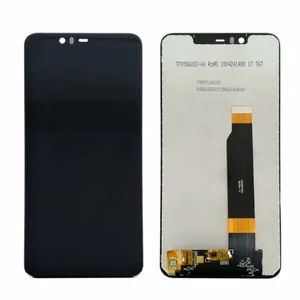 LCD-näyttö yhteensopiva Nokia 5.1 Plus musta HQ