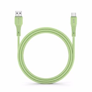 Kaapeli USB A - USB C Forcell F-Energy QC4.0 3A 66W Silicone 1 m C342 vihreä