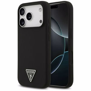 Guess Silikoninen MagSafe Suojakuori GUHMP17XSCTRLMK iPhone 17 Pro Max:lle - Musta