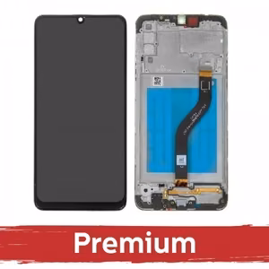 LCD-näyttö yhteensopiva Samsung A207 A20s musta kehyksellä OEM