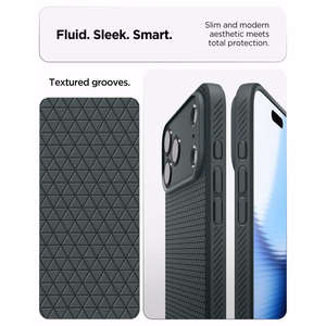 Spigen Athlex Air -suojakuori iPhone 18 Pro / 17 Pro -malleille, vihreä