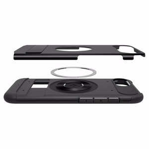 Spigen Slim Armor MagSafe Suojakuori iPhone 16e / 17e:lle - Musta