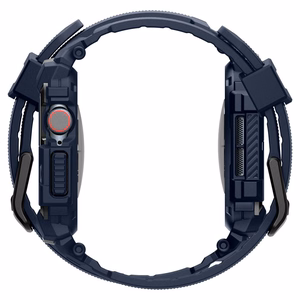 Spigen Rugged Armor Pro Apple Watch 10 (46mm) Laivastonsininen