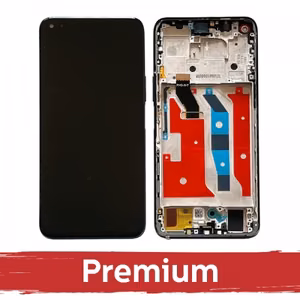 LCD-näyttö yhteensopiva Huawei Honor 50 Lite kehyksellä / Midnight Black / OEM