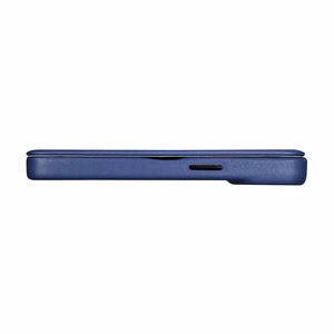 iCarer CE Premium Nahka Folio Case iPhone 14 Pro Magneettinen Flip Nahka Folio Case MagSafe Blue (WMI14220714-BU)