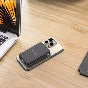Tech-Protect LifeMag PB31 Power Bank MagSafe 10000mAh 15W USB-C / USB-A / Sisäänrakennetut USB-C / Lightning-kaapelit - musta