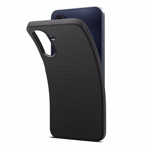 Spigen Liquid Air Suojakuori Samsung Galaxy A26 5G:lle - Matta Musta