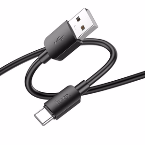 Hoco USB-A - USB-C -kaapeli PD 2,4A 27W 1 m X96 musta