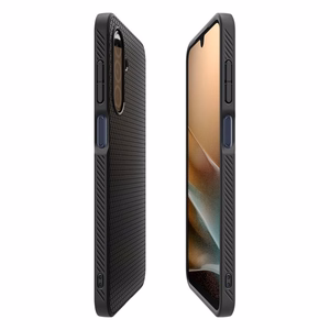 Spigen Liquid Air Suojakuori Samsung Galaxy A26 5G:lle - Matta Musta