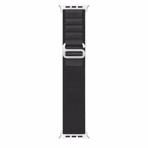Dux Ducis GS nylon ranneke Apple Watch 42 / 44 / 45 / 49 mm:lle musta