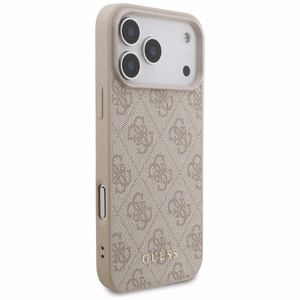 Guess 4G Classic suojakuori mallille iPhone 17 Pro Max / 18 Pro Max – väri: vaaleanpunainen