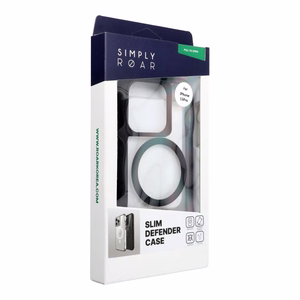 ROAR SLIM DEFENDER Suojakuori MagSafe-yhteensopiva IPHONE 15 Pro musta