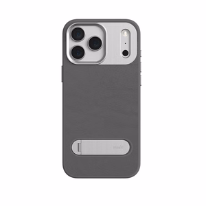 Moshi Kameleon MagSafe suojakuori iPhone 17 Pro Max -laitteelle, jalustatoiminnolla, Midnight Gray -värinen