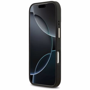 GUESS Suojakuori IPHONE 17 Pro MagSafe GUHMP17LPSAMSECK (PU W/ Peony Hot Stamp) musta
