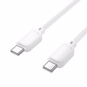 Kaapeli USB-C - USB-C Hoco 3A 60W 1 m X113 valkoinen