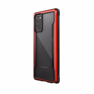 X-Doria Raptic Shield case for Samsung Galaxy Note 20, aluminium, drop-tested from 3 m, red